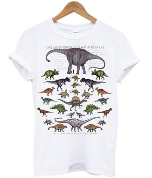 one argentinosaurus was as heavy t-shirt