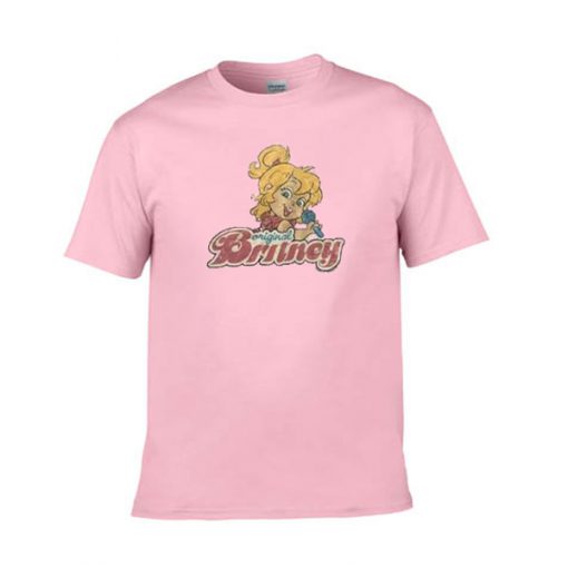original britney light pink tshirt