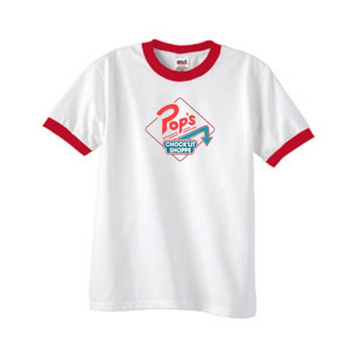 pop's chock'lit shoppe ringer tshirt