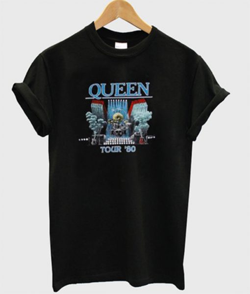 queen tour 80 t-shirt