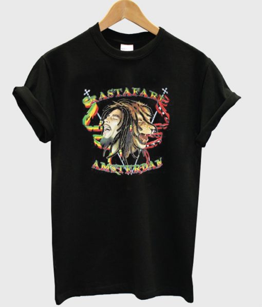 rastafari amsterdam t-shirt