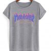 thrasher blue flame t-shirt