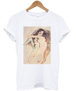 two women embracing t-shirt