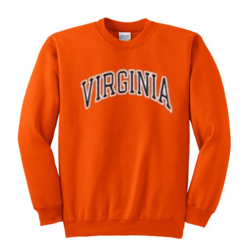 virginia orange sweatshirt