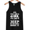 yes i am a girl yes this is tank top