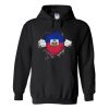 Haiti Flag Hoodie