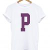 P font t-shirt