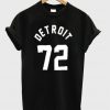 detroit 72 -shirt