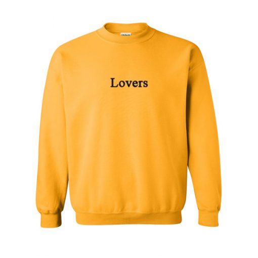 lovers yellow sweatshirt