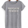 masculin feminin t-shirt