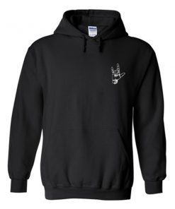 metal hand hoodie