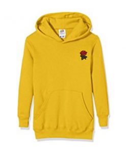 rose yellow hoodie