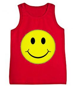 smile red tanktop