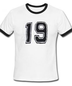 19 ringer tshirt