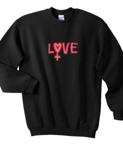 Love Font Sweatshirt