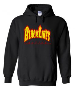 black lives matter lit hoodie