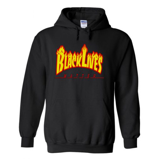 black lives matter lit hoodie