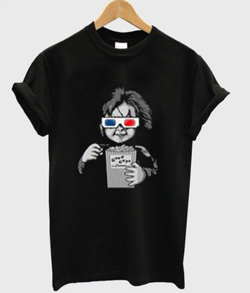 chucky good guys pop corn t-shirt