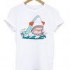 jaws falling in love t-shirt