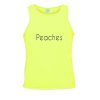 peaches yellow tanktop