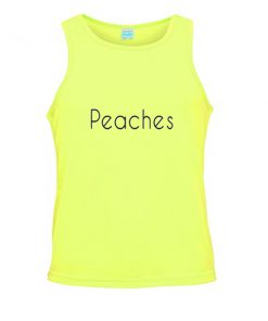 peaches yellow tanktop