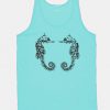 sea horses tank top