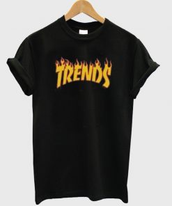 trends font t-shirt
