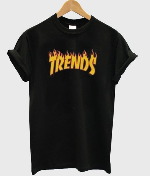 trends font t-shirt