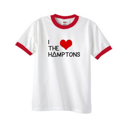 I Love The Hamptons Ringer Shirt
