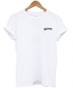 Woman Font Logo T Shirt
