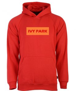 ivy park red hoodie