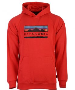 patagonia red hoodie