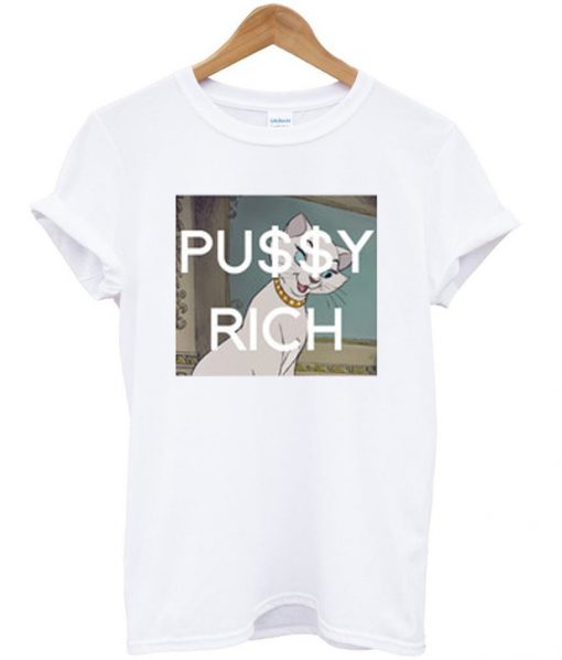 pussy rich t-shirt