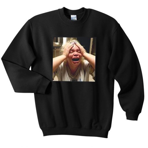 trisha paytas crying sweatshirt