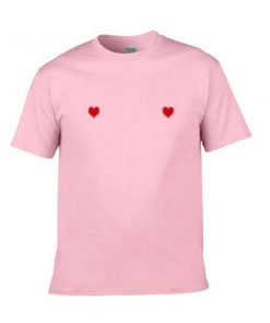 twin little heart tshirt