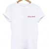 cherry bomb font t-shirt