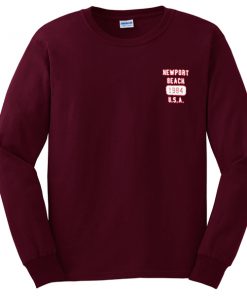 newport beach 1984 USA sweatshirt