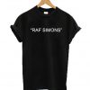 raf simons t-shirt