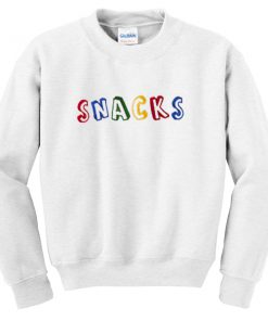 snacks sweatshirt