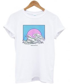 surf japanese summer t-shirt