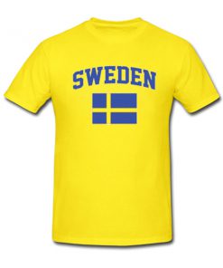 sweden yellow tshirt