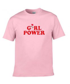 girl power pink tshirt