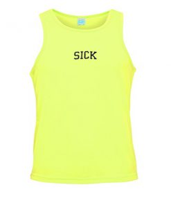 sick yellow tanktop