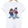 tasmania and bugs bunny hip hop t-shirt