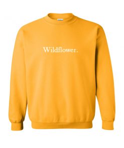 wildflower yellow sweatshirt