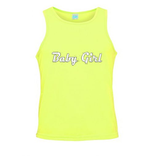 baby girl yellow tanktop