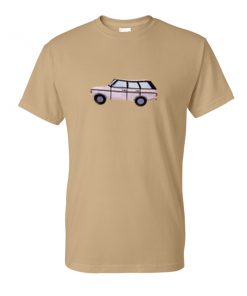 vintage pink car tshirt