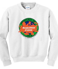 property of nickelodeon studios crew sweatshirt