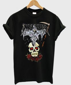 yeezus death skull t-shirt