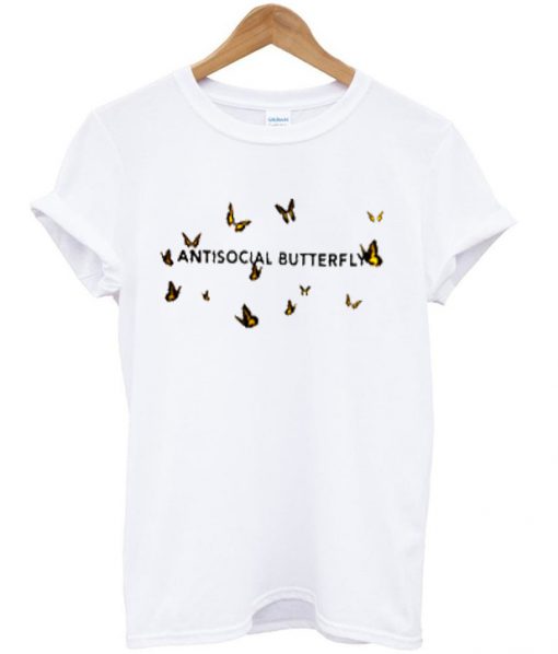 antisocial butterfly t-shirt
